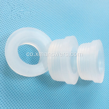 Tappo di gomma di silicone di qualità medica per una buttiglia di vetru